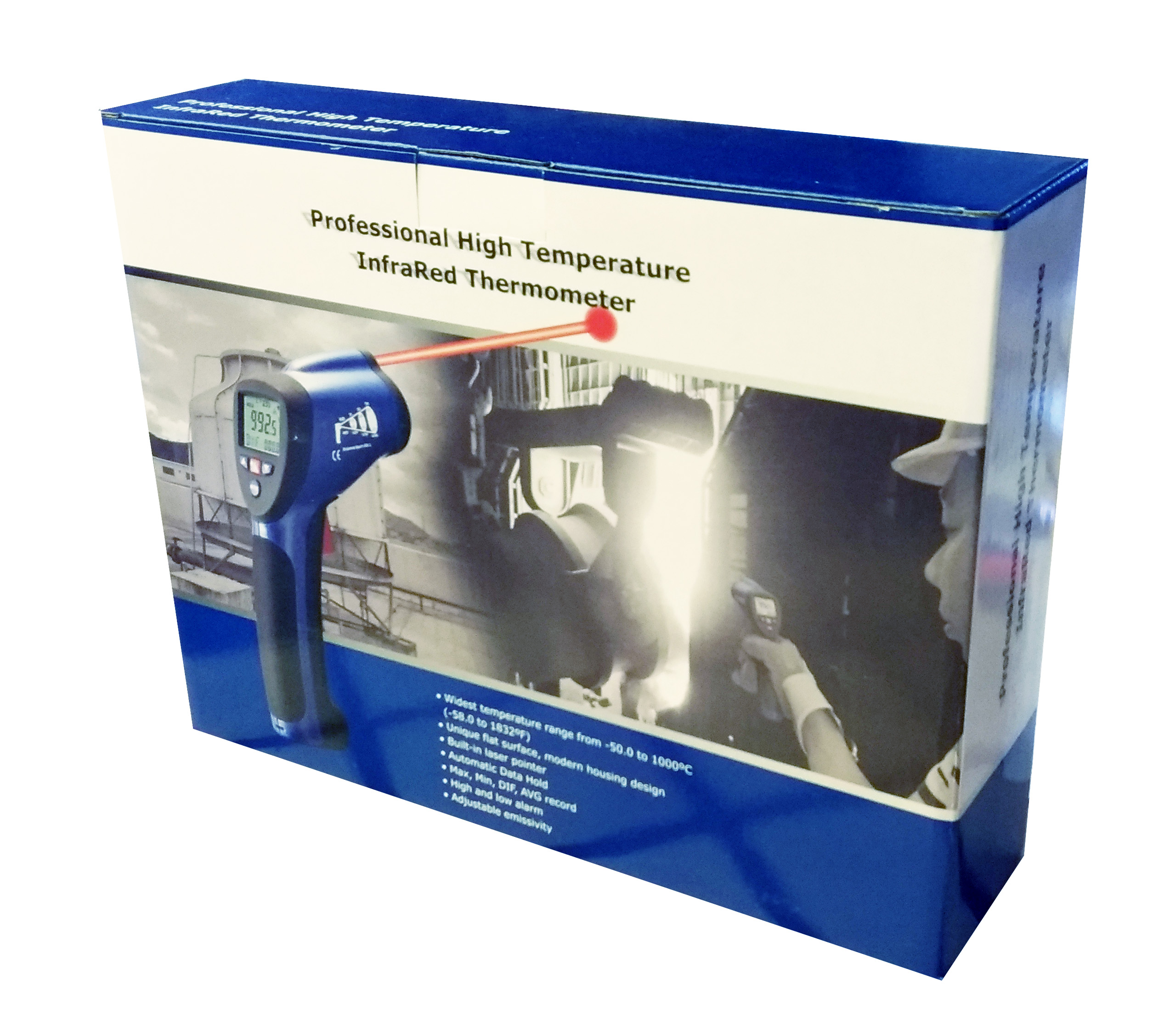 CEM Industrial 50:1 IR Laser Thermometer Infrared Gun DT-8839 Temperature Meter